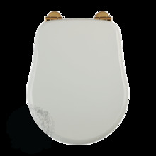 Крышка-сиденье Migliore Bella ML.BLL-26.110.LB.DO с системой Mi.CRolift, белый лак/фурнитура золото