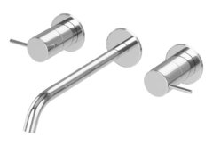 Смеситель для раковины Cezares Leaf-BLI3L-L-01-W0, хром