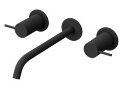 Смеситель для раковины Cezares Leaf-BLI3L-L-SR, чёрный матовый