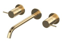 Смеситель для раковины Cezares Leaf-BLI3L-L-SR, золото