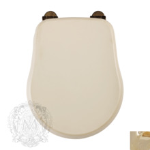 Крышка-сиденье Migliore Bella ML.BLL-26.110.DS.DO с системой Mi.CRolift, песочный/фурнитура золото