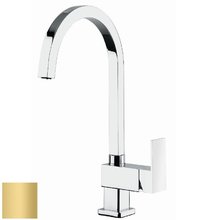 Смеситель Cezares Unika UNIKA-LSM1-A-03/24-W0 для раковины, золото 24 карата