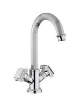 Смеситель Cezares Olimp LS2-01-O цвет хром, ручки квадратные металл