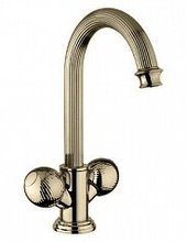 Смеситель Cezares Olimp LS2-02-M цвет бронза, ручки круглые металл