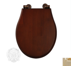 Крышка-сиденье Migliore Impero ML.IMP-26.210.NC.DO с системой Mi.CRolift, цвет Noce, крепления золото