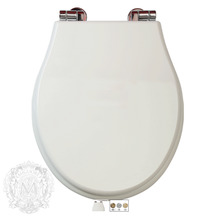 Крышка-сиденье Migliore Impero ML.IMP-26.210.LB.СR с системой Mi.CRolift, цвет Laccato Bianco, крепления хром