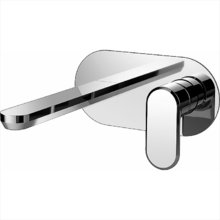 Смеситель Cisal LineaViva LV00551021 однорычажный для раковины из стены, излив 200 мм, цвет хром