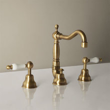 Смеситель Cisal Arcana Toscana TS00108027 для раковины на 3 отверстия, цвет бронза