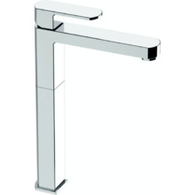 Смеситель Cisal Roadster RR00354021 однорычажный для раковины на 1 отверстие,высокий h317 мм,без донного клапана, цвет хром