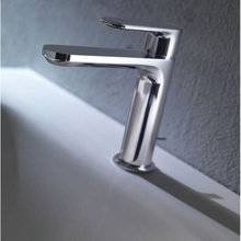 Смеситель Cisal LineaViva LV00051021 однорычажный для раковины на 1 отверстие с донным клапаном, цвет хром