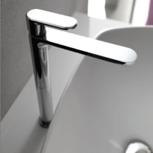 Смеситель Cisal LineaViva LV00354021 для раковины без донного клапана, хром