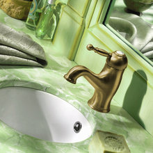 Смеситель Cisal Arcana Royal для раковины с донным клапаном, бронза