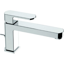 Смеситель Cisal Roadster RR00151021 для раковины с донным клапаном, хром