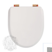 Крышка-сиденье Migliore Augusta, цвет Laccato Bianco, фурнитура хром