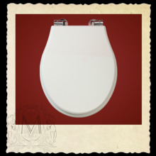 Крышка-сиденье Migliore Impero 24138, с системой Mi.CRolift, цвет Laccato Bianco, крепления бронза