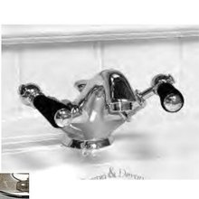 Cмеситель Devon&Devon Black Dandy MARF54NKSBD для раковины, блестящий никель