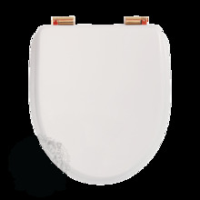 Крышка-сиденье Migliore Augusta ML.AUG-26.510.LB.BR, цвет Laccato Bianco, фурнитура бронза