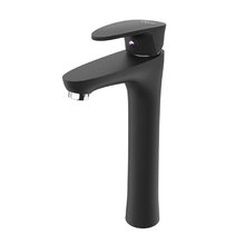 Смеситель для раковины Dorff Alpha высокий, D9022000BL, черный