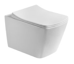 Подвесной безободковый унитаз Art&Max Techno AM9310CHR, белый