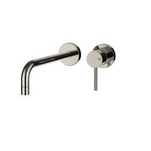 Смеситель для раковины Gessi Via Tortona, 44825/149, с длинным изливом, без донного клапана, цвет матовый никель