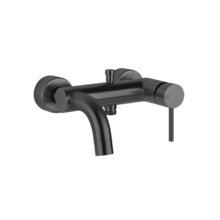 Смеситель для ванны Gessi Via Tortona, 18613/299, цвет черный матовый