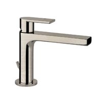 Смеситель для раковины Gessi Via Manzoni, 38601/149, с донным клапаном, цвет матовый никель