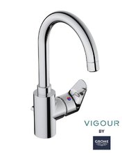 Смеситель для раковины Grohe Vigour 75140526, с донным клапаном, хром