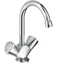 Смеситель Grohe Costa S 21338001 для раковины с поворотным изливом, г/п и цепочкой