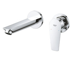 Смеситель Grohe BauEdge 29078000 для раковины скрытого монтажа на 2 отверстия, в комплекте с монтажной частью, хром, 20474001