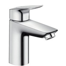 Смеситель для раковины Hansgrohe Logis, с донным клапаном Push-Open, хром, 71107000