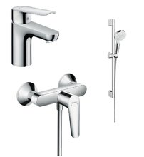 Комплект смесителей Hansgrohe Logis E 100 (d), 71178000+71610000+26532400