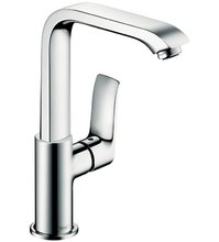 Смеситель для раковины Hansgrohe Metris 31087000 высокий, со сливным гарнитуром