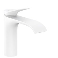 Смеситель для раковины Hansgrohe Vivenis 75022700, без донного клапана, матовый белый