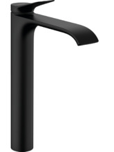 Смеситель для раковины Hansgrohe Vivenis 75040670, с донным клапаном, черный матовый