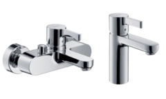 Комплект смесителей Hansgrohe Metris S 31460000+31060000, Santehnica.ru