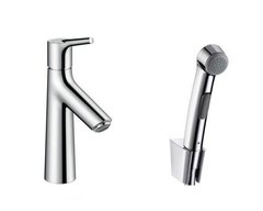 Смеситель Hansgrohe Talis S 72290000 для раковины с гигиеническим душем, хром