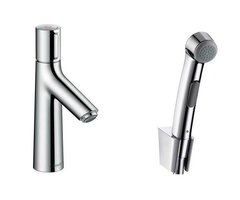 Смеситель Hansgrohe Talis Select S 72291000 для раковины с гигиеническим душем, хром
