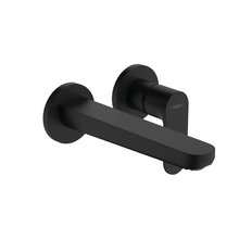 Смеситель Hansgrohe Rebris 72528670 S для раковины, с набором для слива, черный матовый