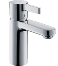 Смеситель для раковины Hansgrohe Metris S 31068000, без донного клапана, хром глянцевый