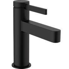 Смеситель для раковины Hansgrohe Finoris 76010670, с донным клапаном Push-Open, черный матовый