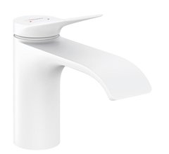 Смеситель для раковины Hansgrohe Vivenis 75010700, с донным клапаном, белый матовый