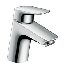 Смеситель для раковины Hansgrohe Logis 71170000, с донным клапаном, хром