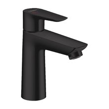 Смеситель Hansgrohe Talis E 71713670 CoolStart для раковины, донный клапан со стержнем тяги, черный матовый
