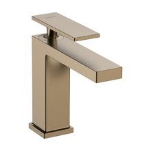 Смеситель для раковины Hansgrohe Tecturis E 73010140, с донным клапаном, цвет шлифованная бронза