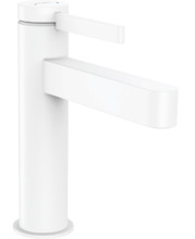 Смеситель для раковины Hansgrohe Finoris 76023700, с донным клапаном Push-Open, белый матовый