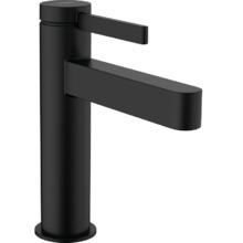 Смеситель для раковины Hansgrohe Finoris 76020670, с донным клапаном, чёрный матовый