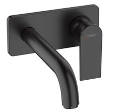 Смеситель Hansgrohe Vernis Shape 71578670 для раковины, черный матовый