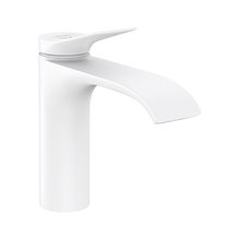 Смеситель для раковины Hansgrohe Vivenis 75023700, CoolStart, донный клапан со стержнем тяги, белый матовый