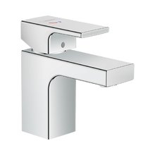 Смеситель Hansgrohe Vernis Shape 71593000 для раковины, донный клапан со стержнем тяги, хром
