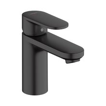 Смеситель Hansgrohe Vernis Blend 71585670 для раковины, донный клапан со стержнем тяги, черный матовый